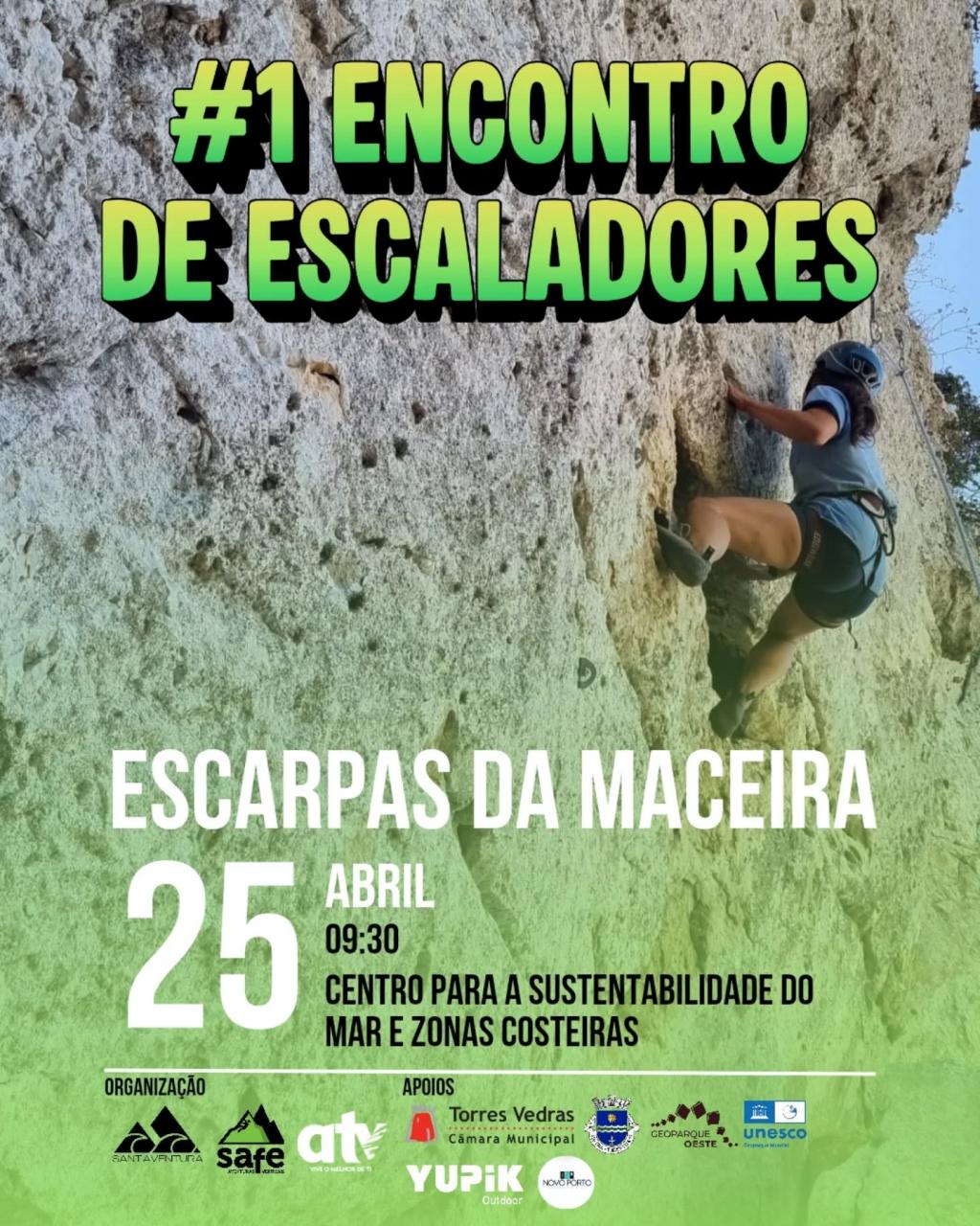 1&ordm; Encontro de Escaladores Escarpas da Maceira