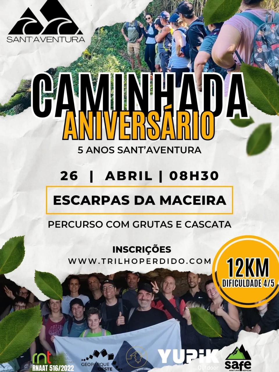 Caminhada 5&ordm; Anivers&aacute;rio Santaventura